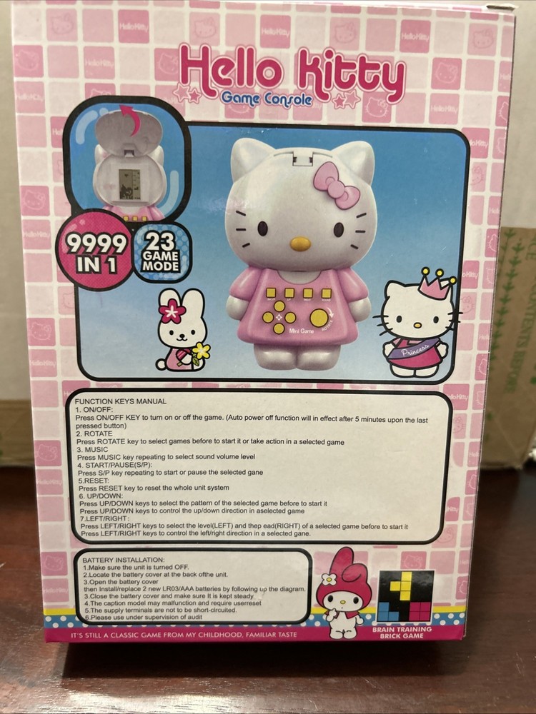 Hello Kitty Hand Held Game Console. NIB