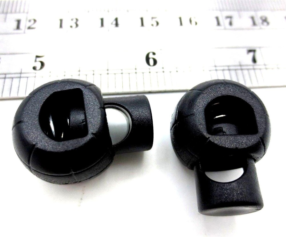Draw String Slide Lock Spring Loaded For Swim Trunk Fit 7.9mm 5/16" Thick String