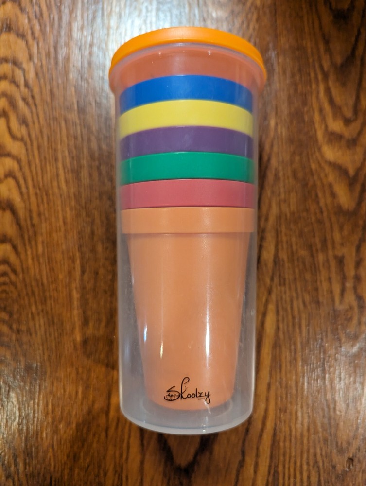 Skoolzy Replacement Rainbow Counting And Sorting Cups