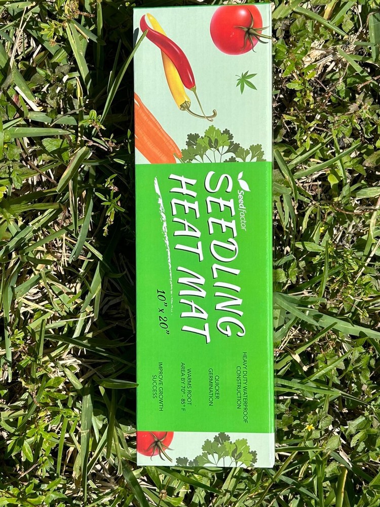 2 Pack Seedfactor 10 x 20 in. Black Seedling Heat Mat