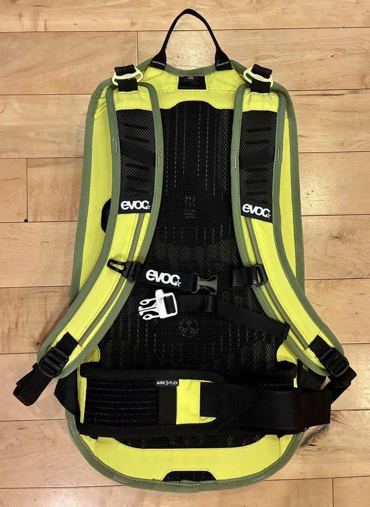 Evoc Stage 12L Hydration Backpack Yellow With Deuter Bladder Cycling !