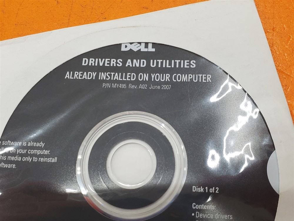 ⭐️⭐️⭐️⭐️⭐️ Dell Drivers & Utilities Disk 1 of 2 Windows XP Latitude D830