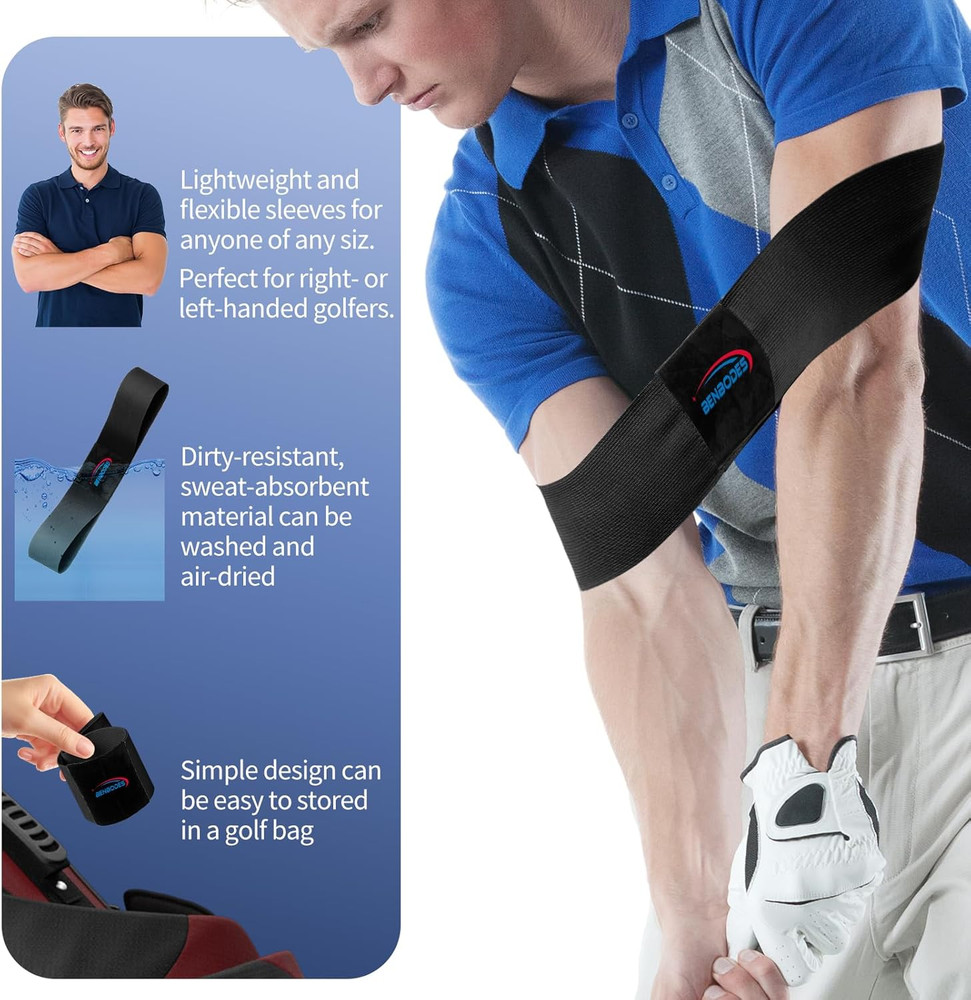 Golf Swing Training Aid - Muscle Memory & Connection Swing Corrector for Golfers