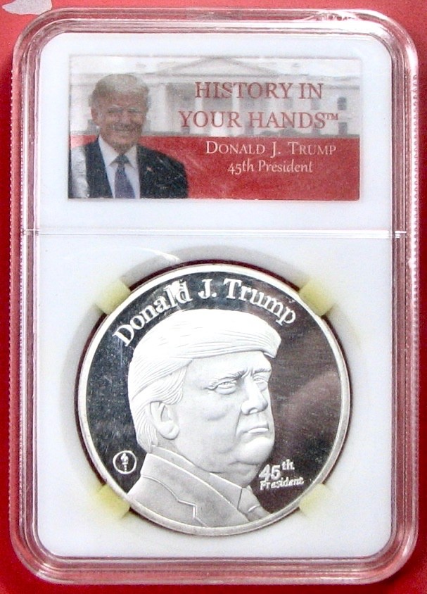 Trump, 45th President. Challenge, Souvenir. SP25.