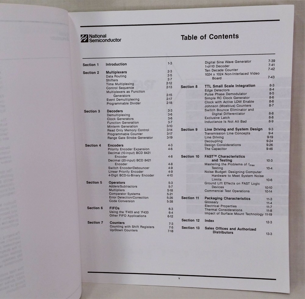 1987 National Semiconductor FAST Applications Handbook Databook
