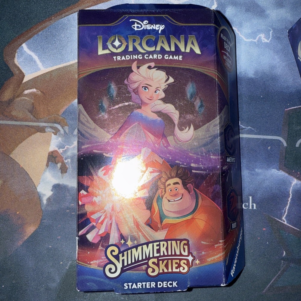 Disney Lorcana: Shimmering Skies: Amethyst & Ruby Starter Deck NEW