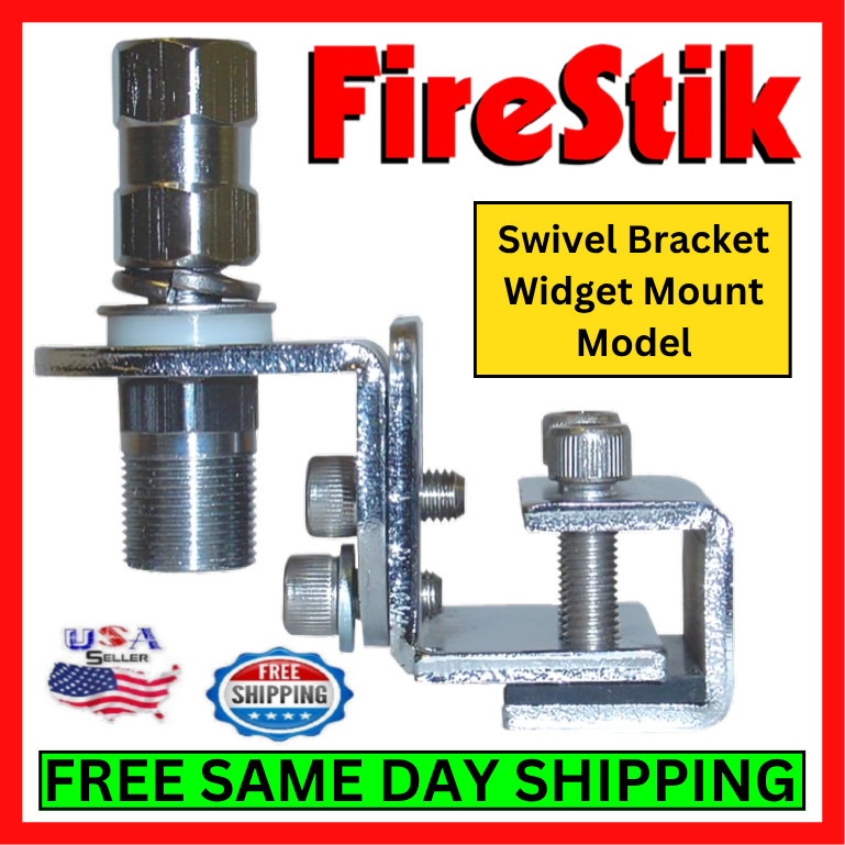 FireStik WSB-4A Antenna Mount Bracket CB Radio Ham Widget w/ Thread-On Coax Stud