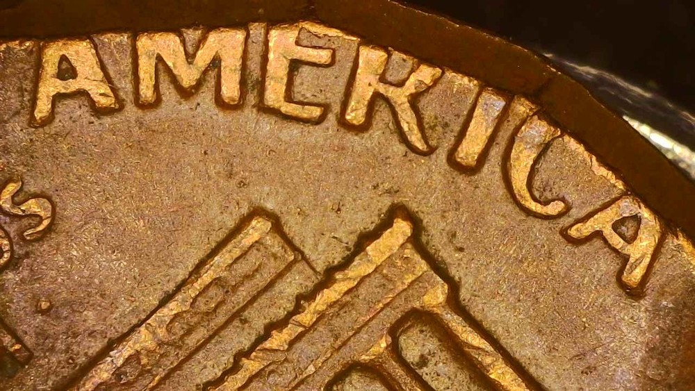 1970 D Lincoln Cent Clipped Planchet / Weak FG