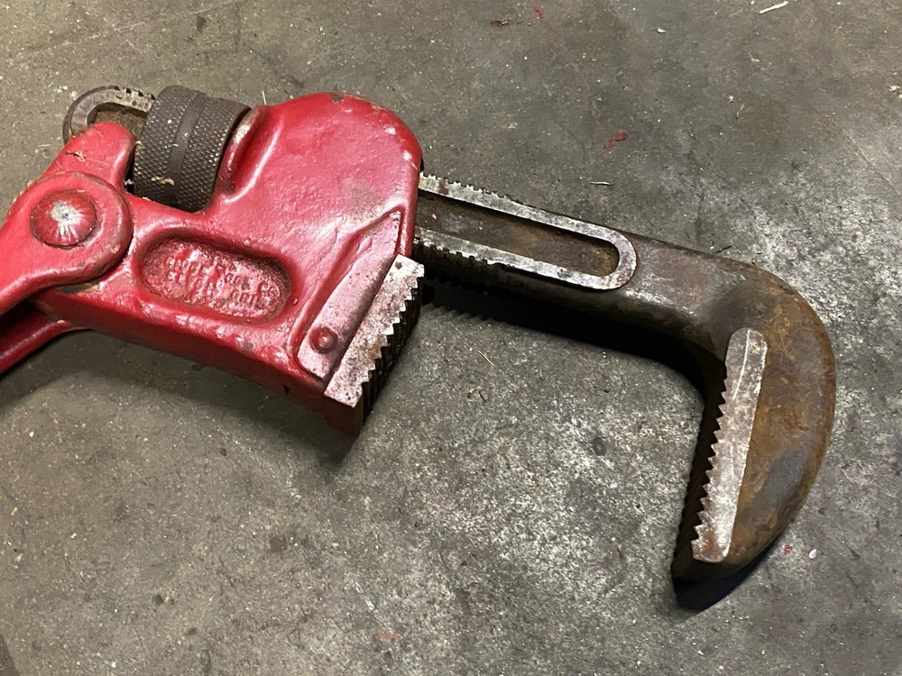 RIDGID Compound Leverage Pipe Wrench, Large Heavy Duty, Wrench Only