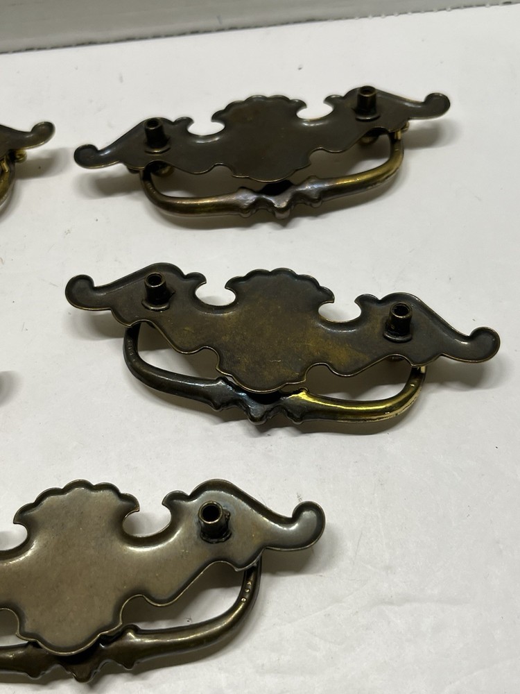 VTG Lot (8) NOS Batwing Style Drop Bail Drawer Pulls