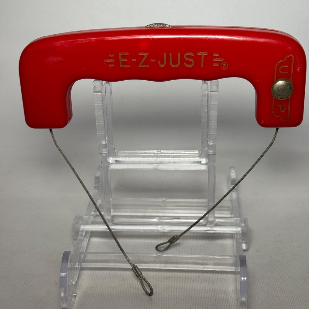 Vintage E-Z-JUST Control Line Model Airplane Handle Red 5" Throw