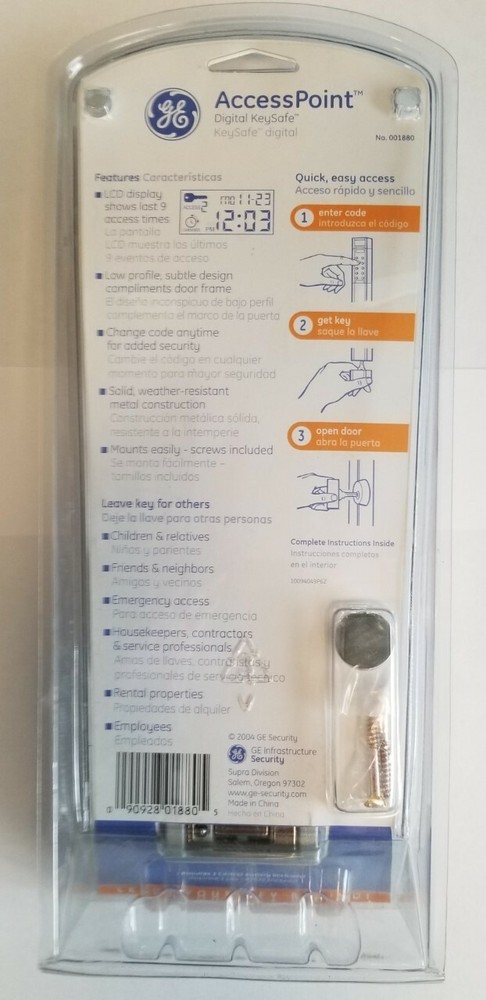 Hide a Key Outside GE AccessPoint DigitalKey Safe