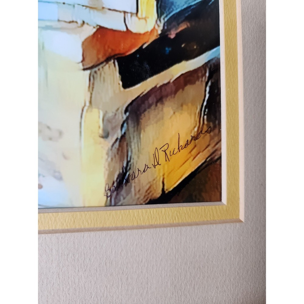 Barbara D Richards Tulip Harvest Signed Print Framed