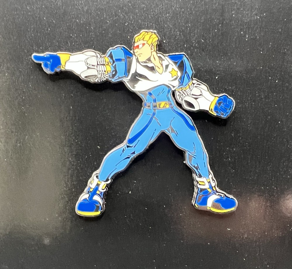 New Udon Marvel VS Capcom Captain Commando Limited Edition Enamel Pin