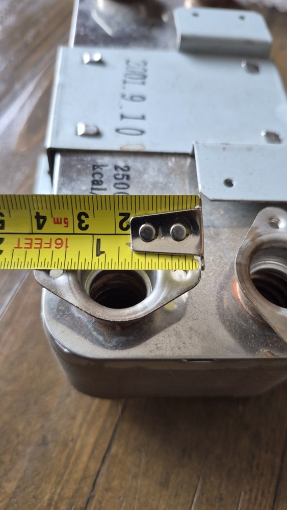 Gas Boiler 18 Plate Copper Brazed Heat Exchanger Of Unknown Orgin