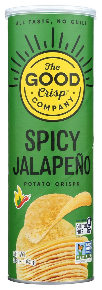 , Potato Crisps Spicy Jalapeno, 5.6 Ounce
