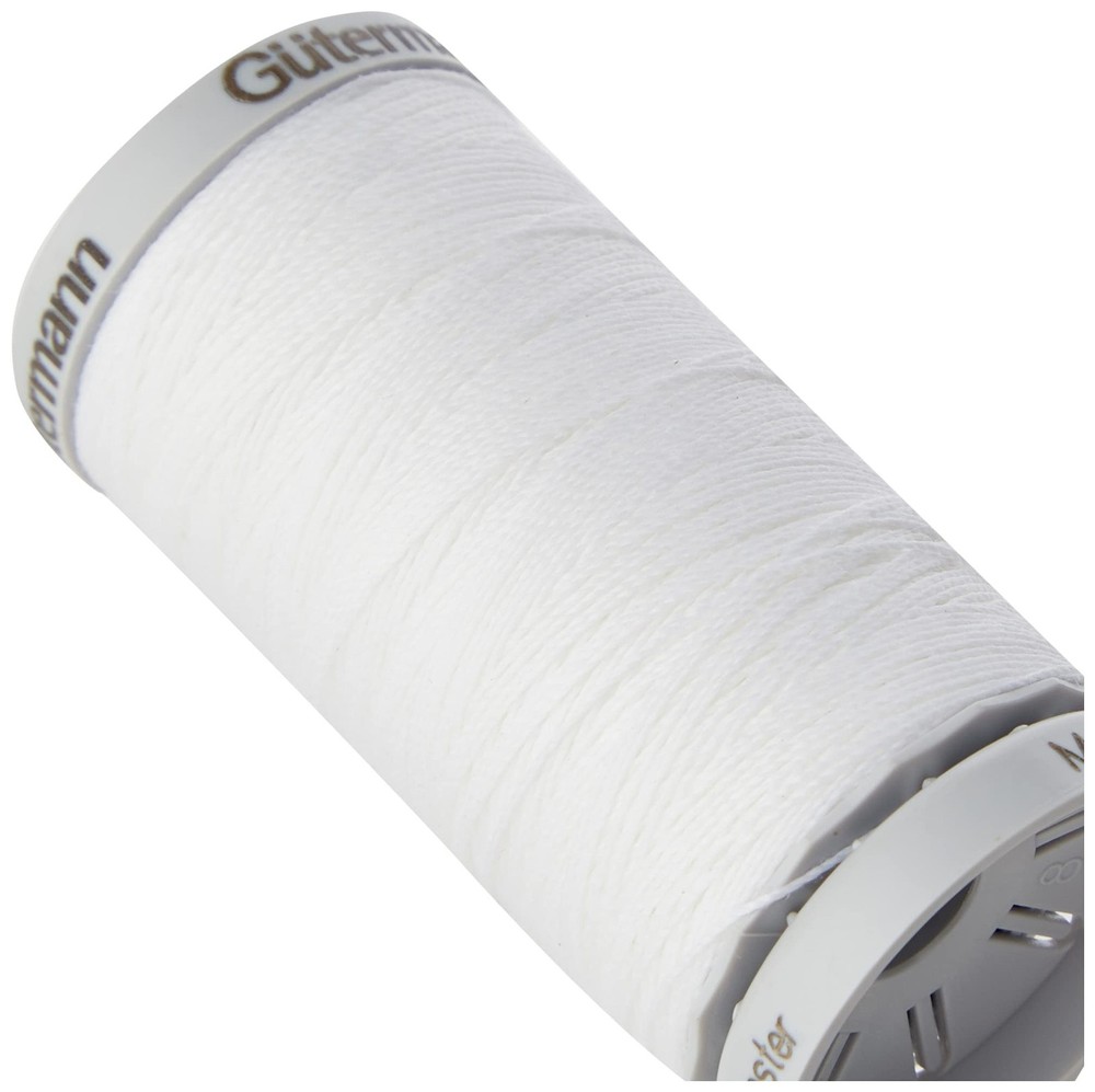 Gutermann Extra Strong Thread, Polyester, White, 100 m