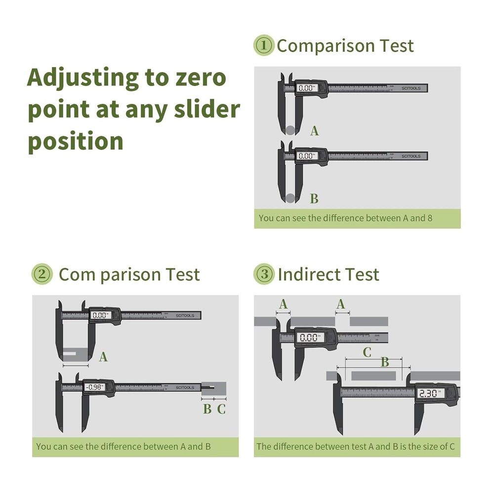 8 Inch Digital Caliper Measuring Tool Micrometer