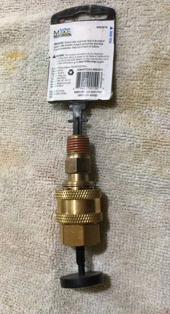 surface maxx 1/4 inch quick disconnect set new