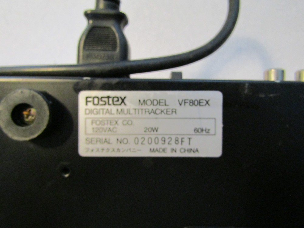 Fostex VF80 ex multi-track recorder Digital Multitracker VF80EX
