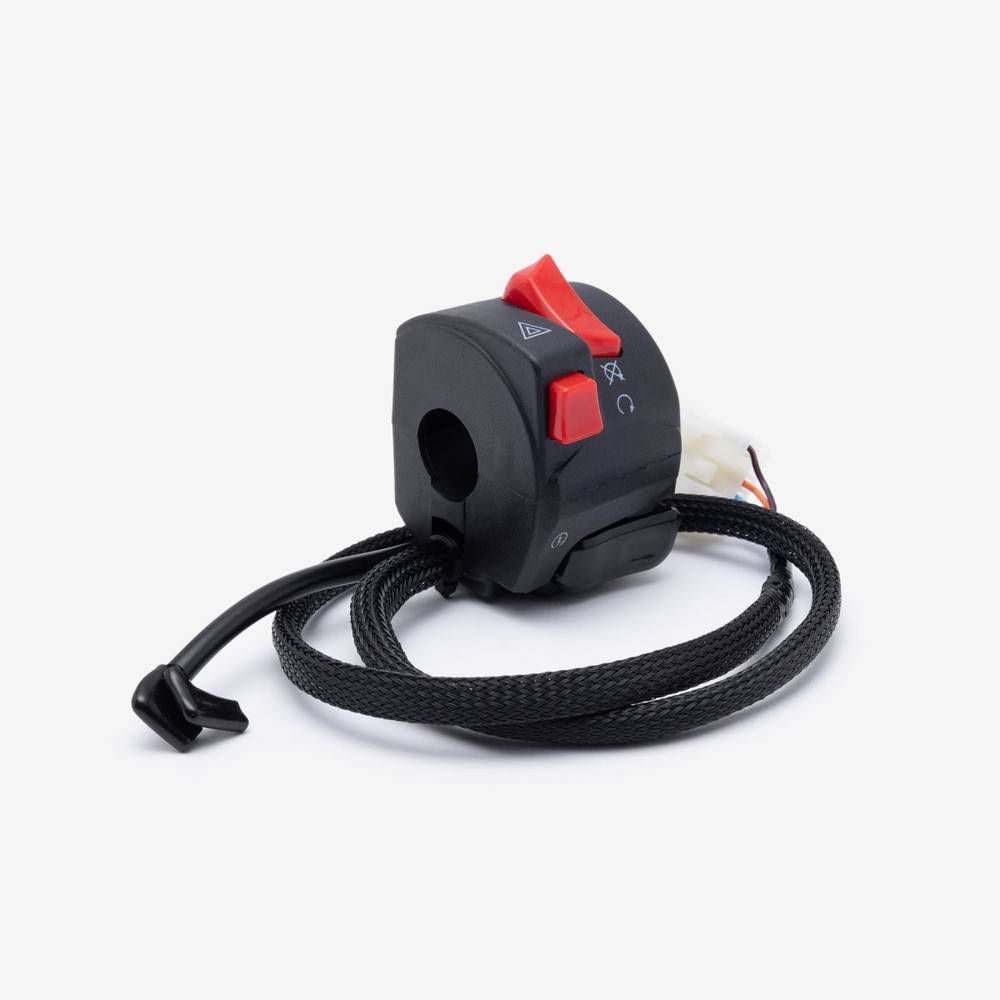 Right Handlebar Switch Direct Replacement Multifunctional Switch Assembly Black