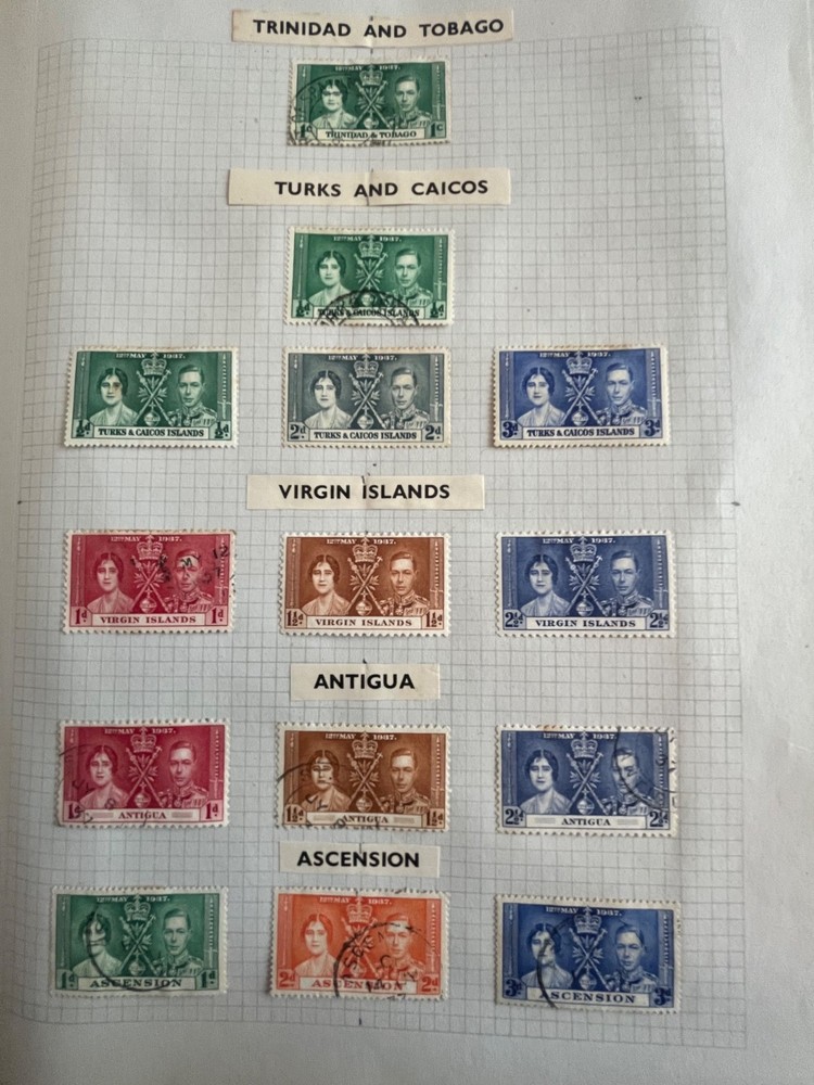 George VI 1937 Commonwealth Coronation Issues 45+ Countries & Territories