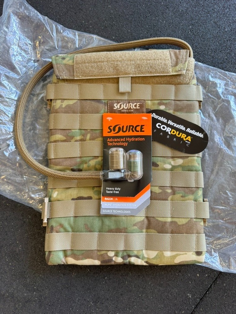 Source Razor 3L Low Profile Molle Hydration Pack Multicam Tactical Hydration NWT