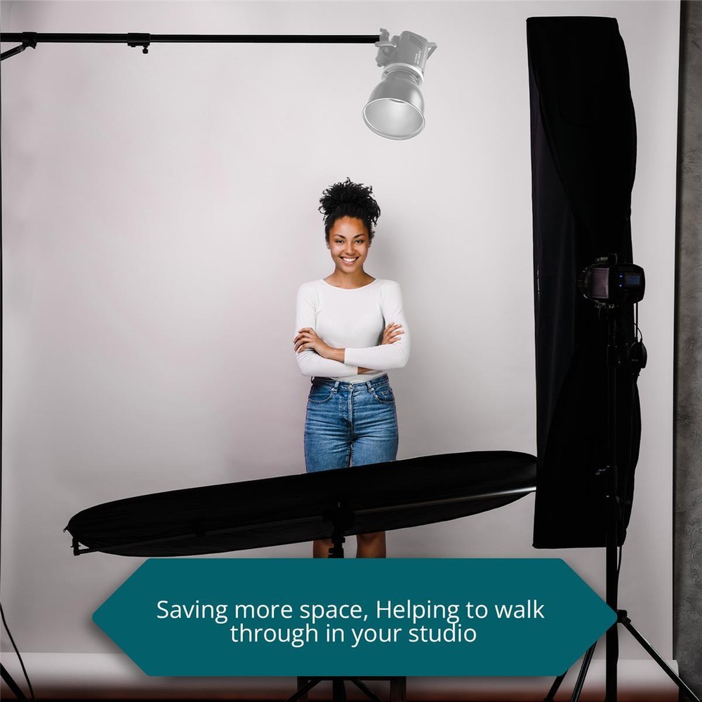 Flashpoint Wall-Mounted Boom Arm, 2.5-4.4' #FP-WM-BA