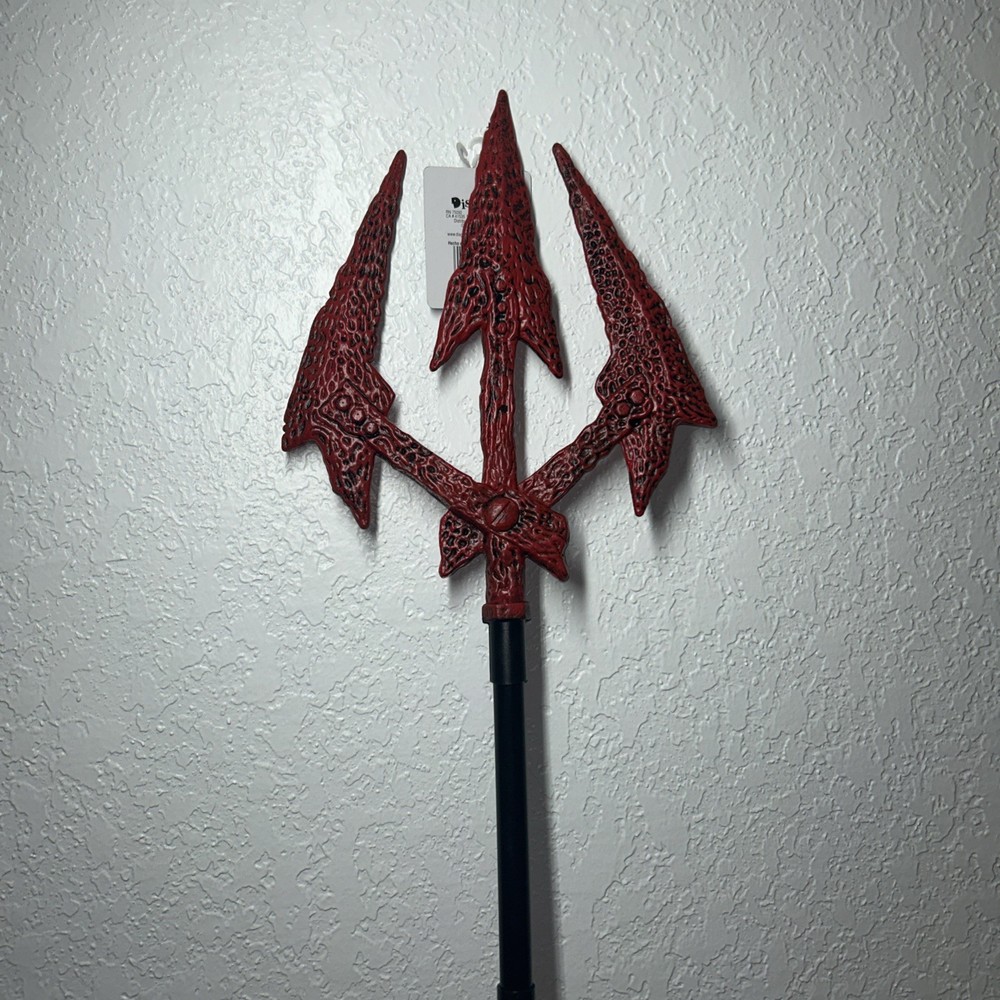 Pitchfork Halloween Accessory 48” Long Costume Devil Demon NWT
