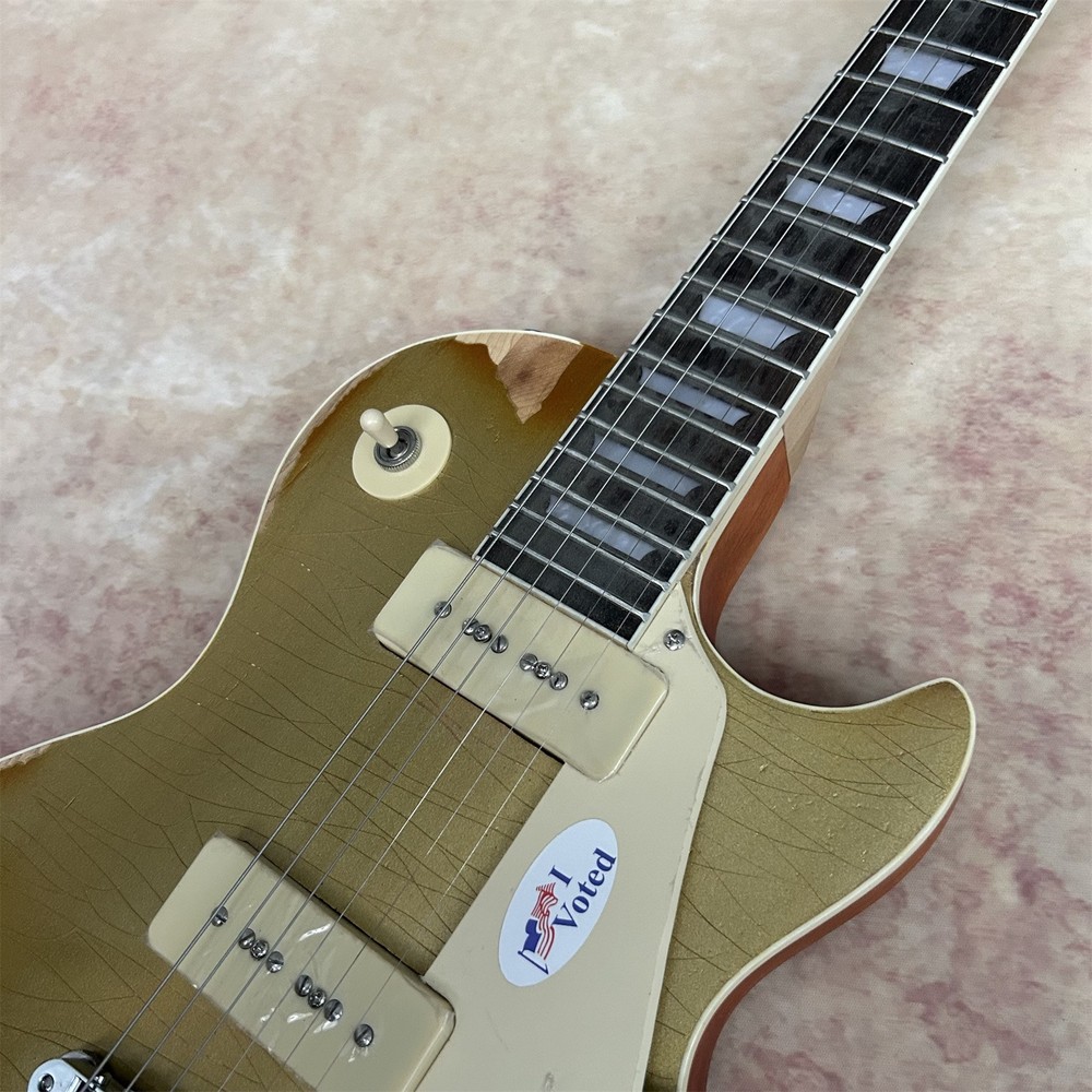Relic Solid Body Mike Ness Luxury Electric Guitar Fixed Bridge Chrome Hardware