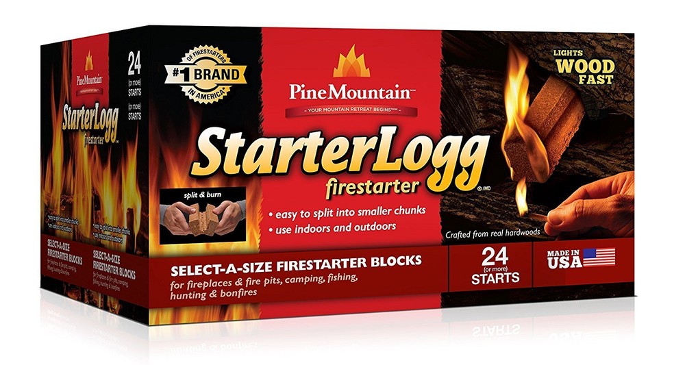Pine Mountain Firestarters StarterLogg Firestarting Blocks, 24 Starts (6...