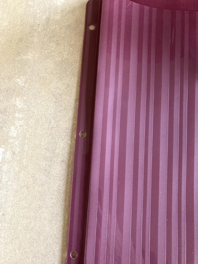 Binder Pocket, Letter-Size, Top-loading, with Closure