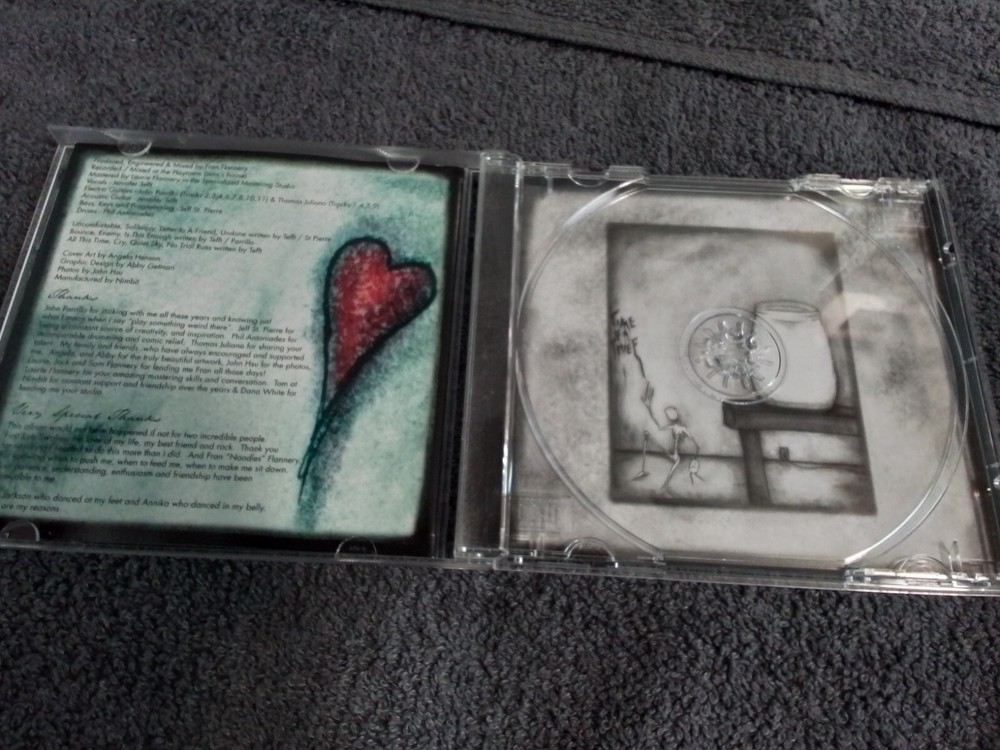 jennifer tefft autographed signed time is a thieft empty cd case beautiful auto