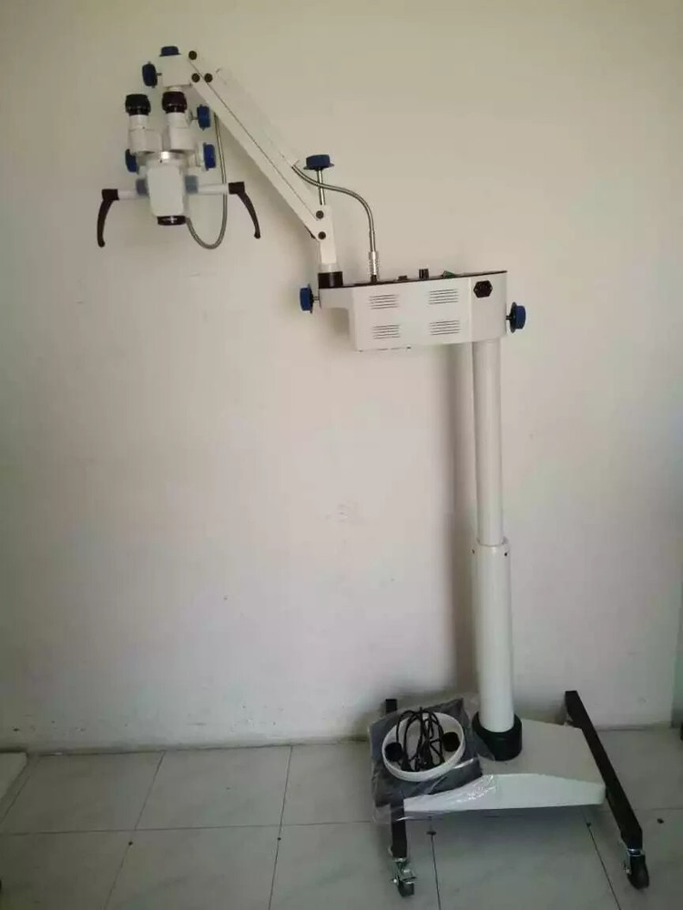 Surgical ENT Microscope with 3 step Magnifications - White Colour