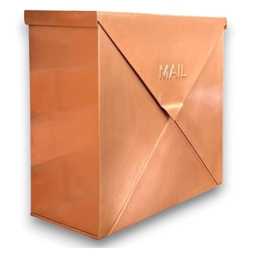 Chicago Extra Large Mailbox, Rust Resistant Large 12x12x4.8 in Copper