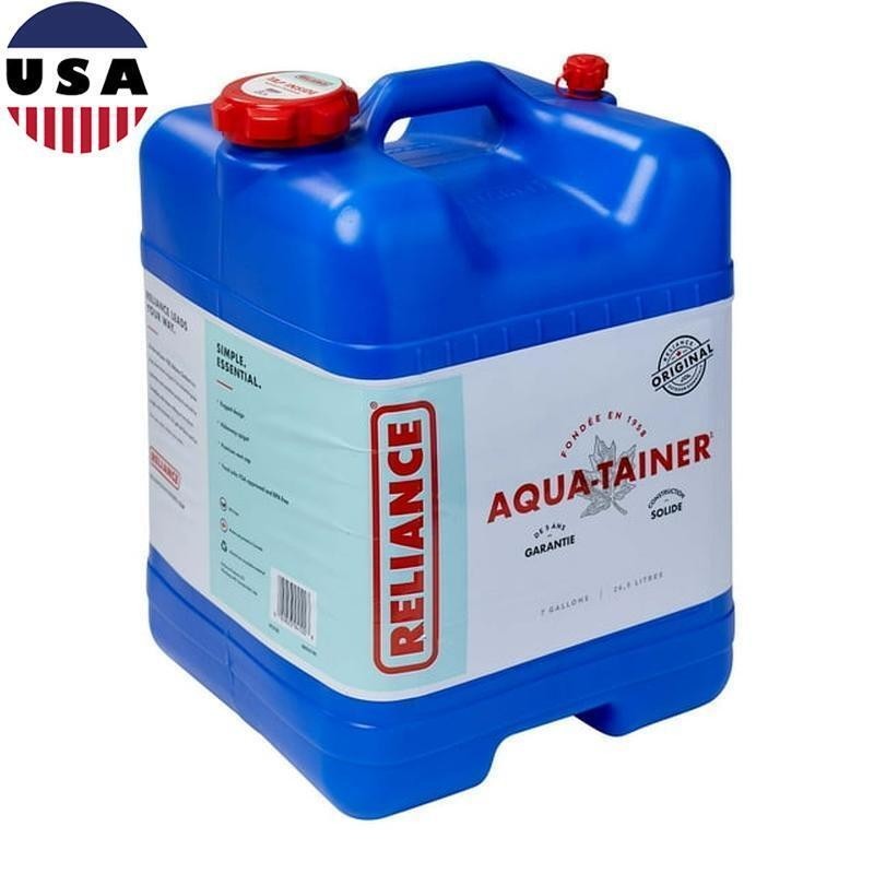 7 Gallon Water Container Ergonomic Handle Stackable BPA-Free Camping Storage New