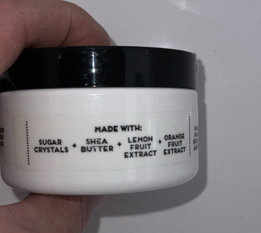 Bath & Body Works Sugar 60-Second Manicure Hand Scrub 5 oz Sugar
