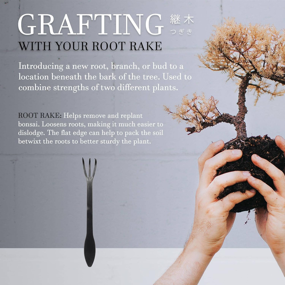 Bonsai Root Rake Tool - 1 Piece