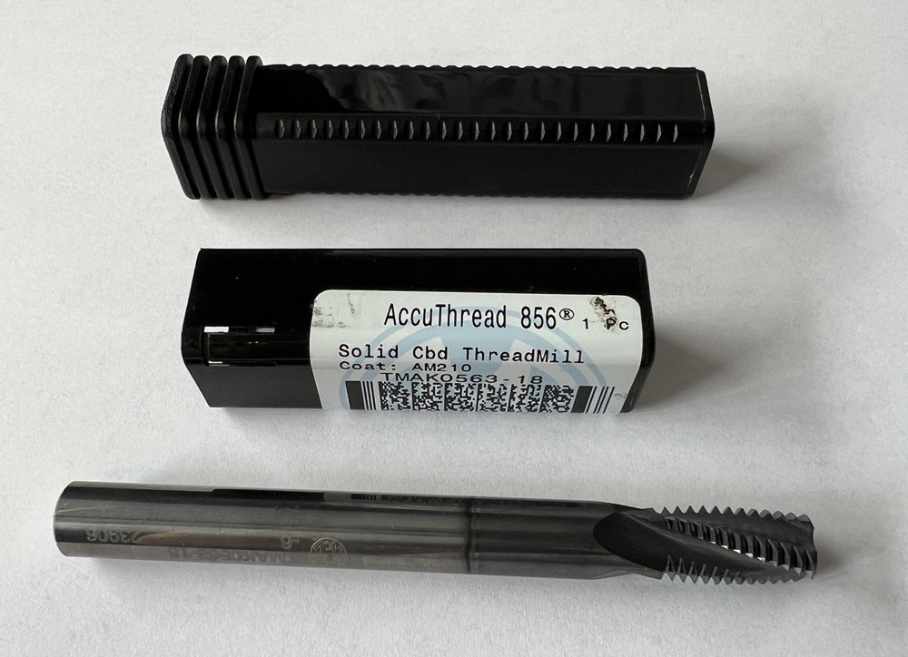 (NEW) Accuthread 856 Solid Carbide ThreadMill TMAK0563-18