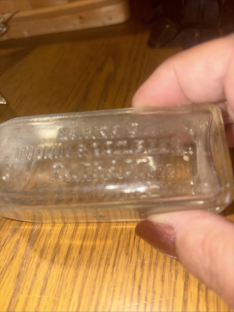 Vintage Bakers Root Beer Extract Bottle