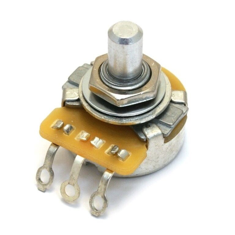 NEW - 250K CTS Vintage Style Audio Pot, Solid Shaft