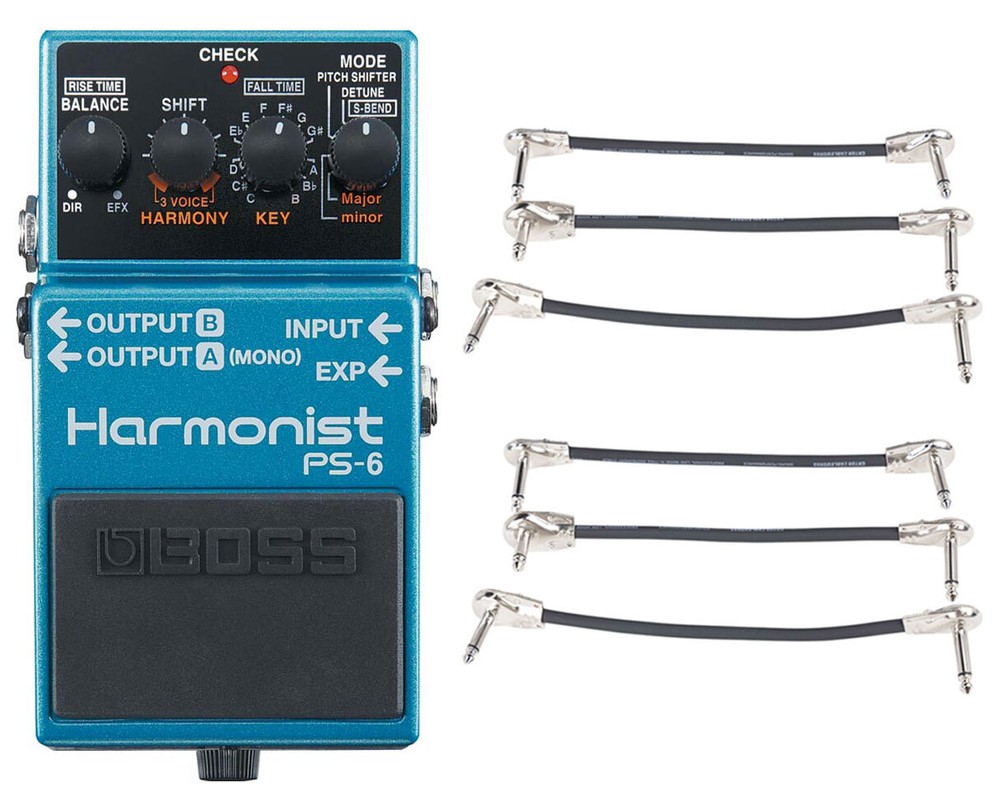 Boss PS-6 + 2x Gator Patch Cable 3 Pack