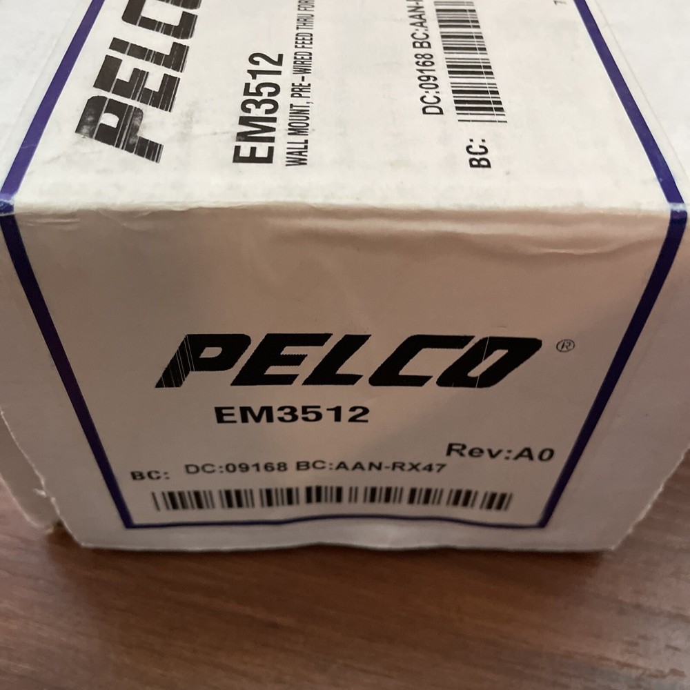 Pelco EM3512 Feedthrough Wall Mount Camera Housing Kit