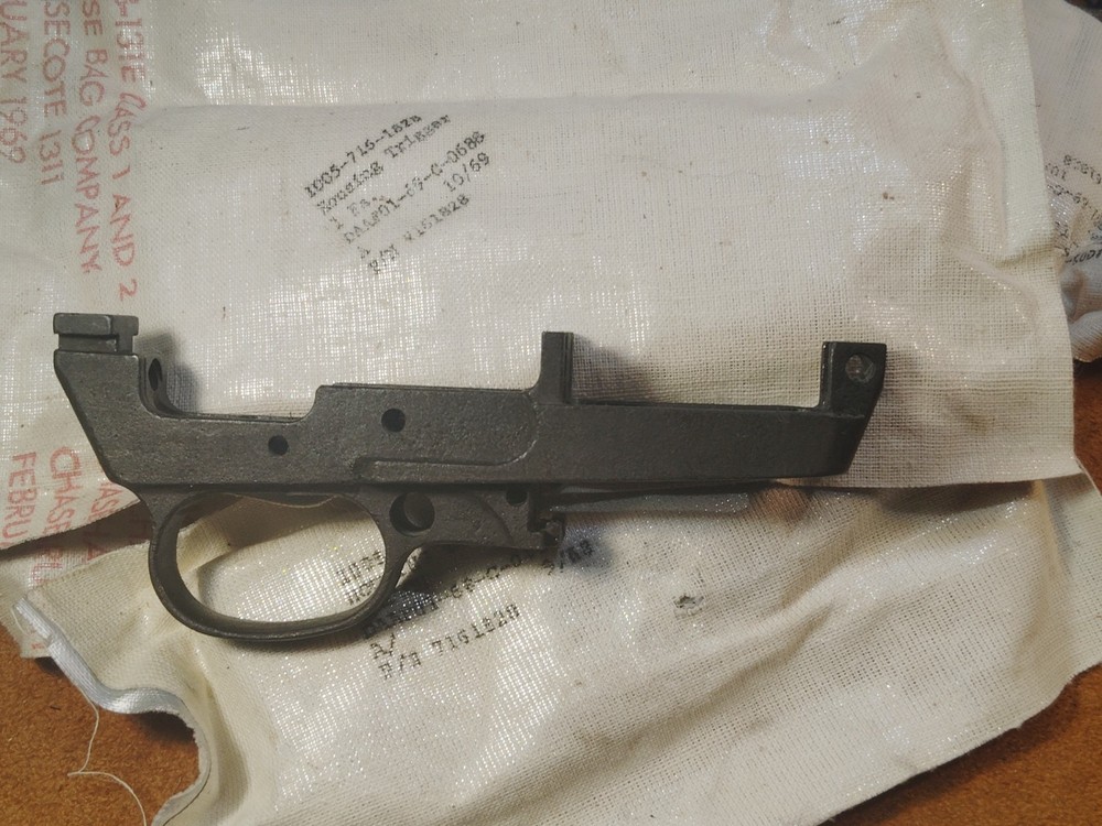 M1 Carbine Trigger Housing Type 6 Stripped USGI wrap Unopened