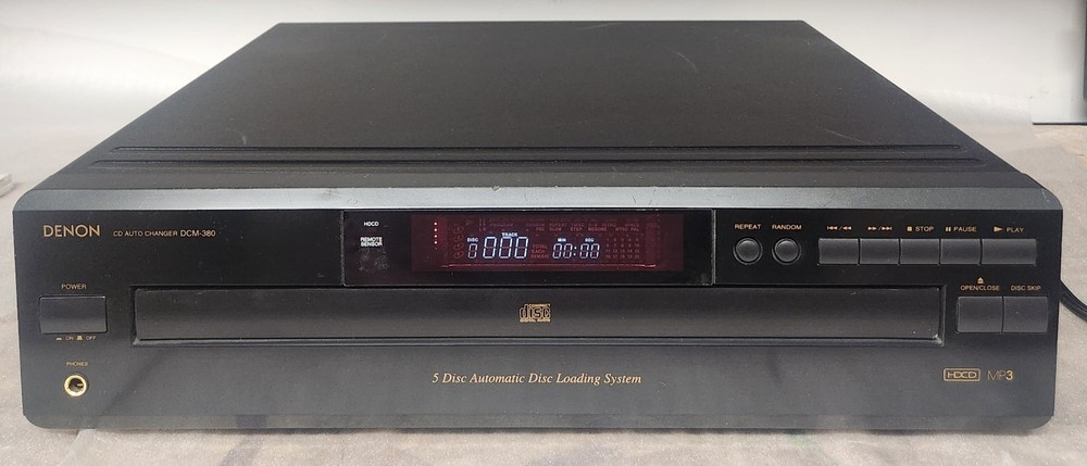 Denon 5 Disc CD Auto Changer Model #DCM-380