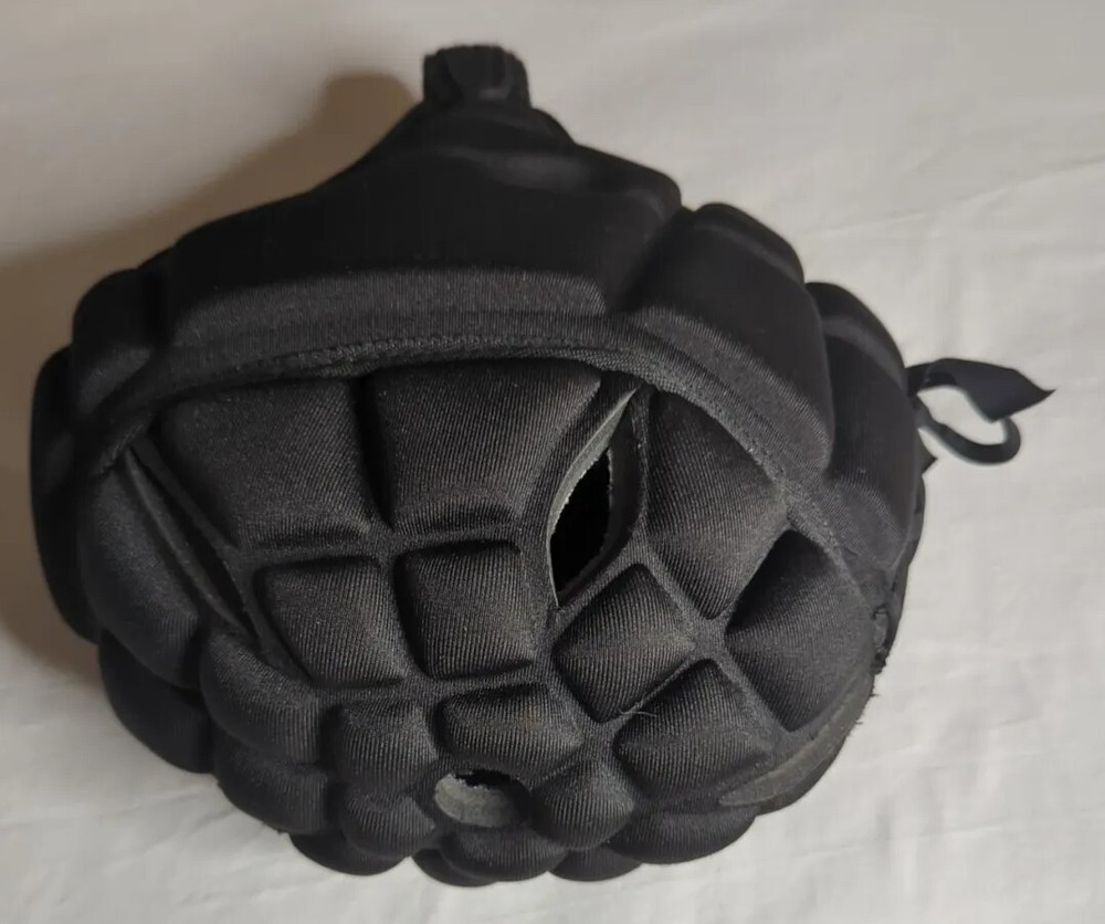 D4 Game Breaker Padded Head Protection Solid Black Size XL
