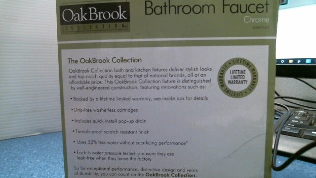OakBrook Bathroom Faucet Chrome (4309142) FS