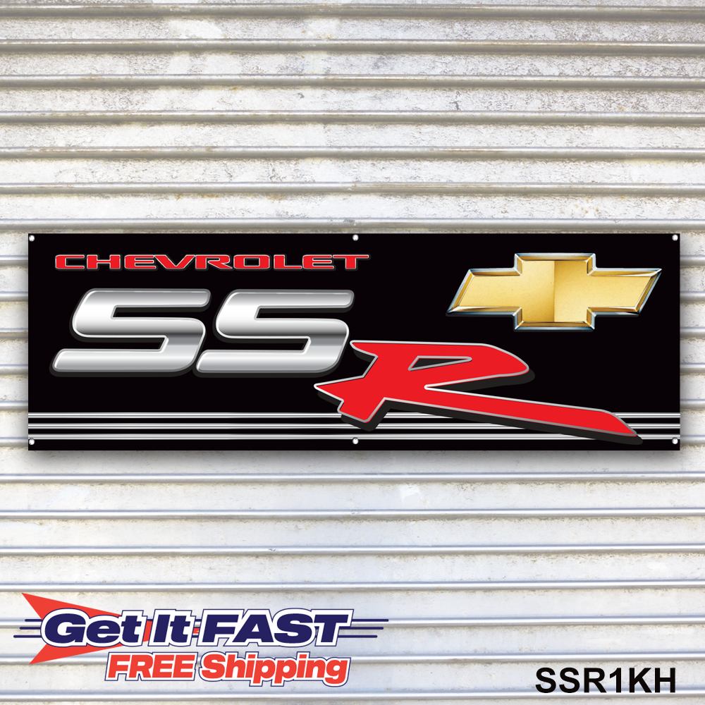 Chevy SSR Banner Sign Wall Art