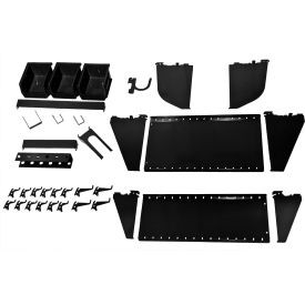 Wall Control Slotted Tool Board Workstation Accessory Kit For Pegboard & Slotted