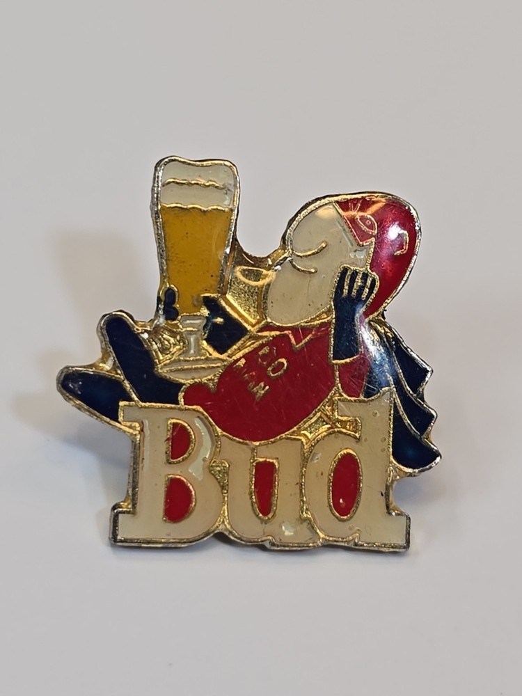 Bud Man Lapel Pin Anheuser-Busch Mascot